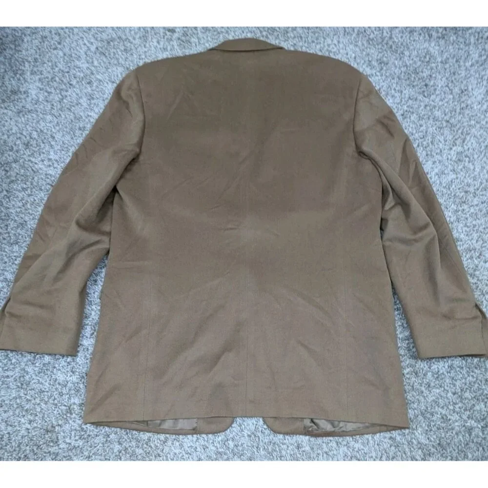 Canali Loro Piana Blazer Jacket Men 54L EU 44L US Beige Wool Cashmere One Button